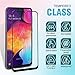 Ferilinso [2 Pack] Screen Protector for Samsung Galaxy A50, A50S, A30S, M30S, [Full Glue] [Full Cover] Screen Protector Tempered Glass Friendly Protective Film (Black)