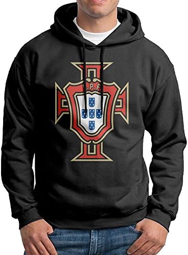 Mens Portugal National Football UEFA Euro 2016 Logo Juniors Hooded Sweatshirt