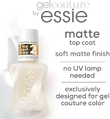 essie Gel-Like Nail Polish Gel Couture Top Coat Matte Finish 15 ml view 4