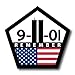 Small Remember 911 REFLECTIVE Decals