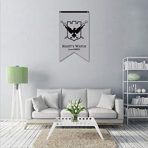 29.5 x 49.2 Inch House Banners Flags House Sigil Tournament Outdoor Garden Wall Flag Tapestry Poster Gifts Nights Watch