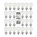 LED Edison Bulb Dimmable, 60W Equivalent 800Lumens, Warm White 2700K, 6W T45/T14 Vintage LED Filament Tubular Light Bulbs, E26 Medium Base, Pack of 4