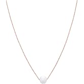 Amazon Essentials 14K Gold or Sterling Silver Freshwater Pearl Pendant Necklace