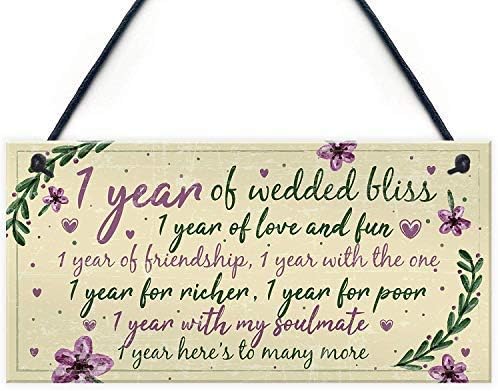 what to get husband for first wedding anniversary