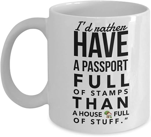 Amazon Com Traveler Quotes Coffee Mug 11 Oz Coffee Mug World Map Coffee Cup Travel Quote Mug Travel Lovers Gifts Adventure Unique Gift Idea For Outdoor Mount Kitchen Dining