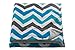 Berlando- Chevron Baby Blanket, Blue and Gray, Ultra-Soft Baby boy Blanket, 1 Ranked in Baby Blankets for Boys, Minky Baby Blankets, Stroller Blanket, Ideal Baby Shower Gift, 100% Polyester