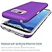 OUBA S8 Case, Galaxy S8 Case, [Dual Layer] Shock Absorption Impact Resistant Armor Rugged Defender Protective Case for Samsung Galaxy S8 - Purple