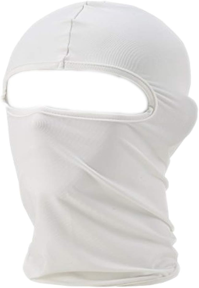 SUNLAND Lycra Fabrics Ski Face Mask Motorcycle Cycling Bike Bandana Hiking Skateboard Balaclava (Black): Clothing