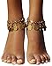 Bienvenu Boho coin sandals Anklet Bracelet, Bohemian Tassel Barefoot Sandals Chain Jewelry Belly Dance Anklet