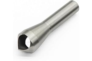 Wulankd Cobalt Steel Single-End Countersink, Single End Countersink Bit, Uncoated (Bright) Finish, 82 Degree Point Angle, 5/16" Shank Round, 1/2" Body Diameter