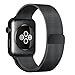 Apple Watch Band, PUGO TOP Milanese Loop Stainless Steel Mesh Replacement Band for Apple Watch Series 2 Series 1 42mm, Black