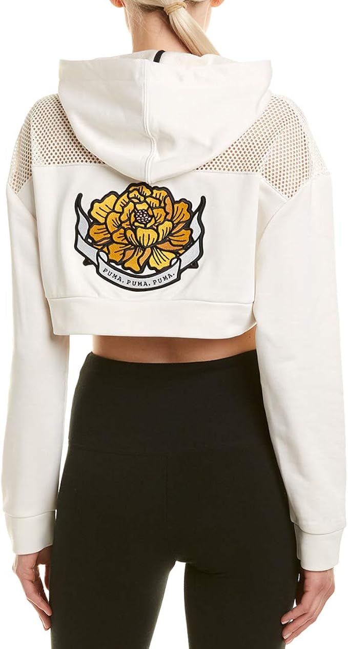 felpa puma floreale