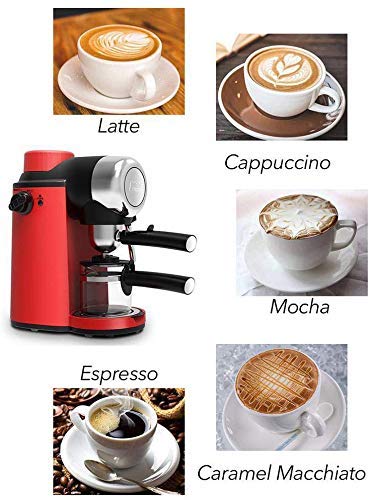 GNLIAN HUAHUA Kaffeemaschine. Mini Halbautomatische Manuelle Kaffeemaschine Milchaufschäumer Küchengeräte – Bild 4