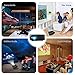 GooDay Smart Projector, Android WiFi Bluetooth Portable Video Beam, Wireless LED Mini Projector, for Home Entertainment Indoor Outdoor Movies Party, Support 1080P W/HDMI VGA AV USB Ports