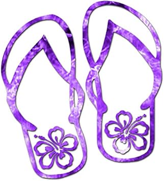 hibiscus flip flops