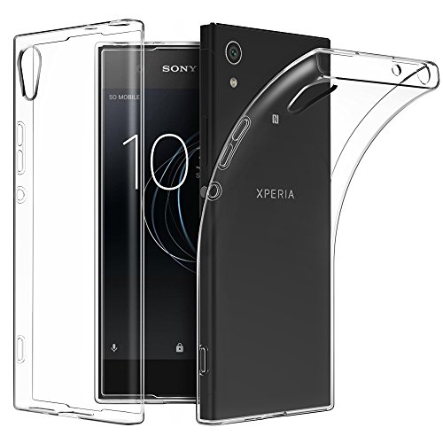 Sony Xperia XA1 Case, EasyAcc Soft TPU Case Crystal Clear Transparent Slim Anti Slip Case Back Protector Cover for Sony Xperia XA1
