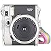 Fintie Protective Case for Fujifilm Instax Mini 90 - Crystal Hard PVC Cover for Fujifilm Instax Mini 90 Neo Classic Instant Film Camera with Removable / Adjustable Strap, Clear