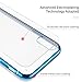 iPhone X Case, iPhone X Clear Case, Crystal Clear Shock Absorption Anti-Scratches Reinforced Camera Protection Hard PC Shell Cover For iPhone X/iPhone 10 By DIVI (Blue)