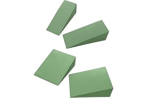 1/2 Pair Yoga Foam Wedge - Squat Wedges, Yoga Knee Pads Set, Weightlifting Calf Stretcher Slant Board | Non Slip Squat Wedge 