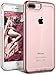 iPhone 7 Plus case, E LV Anti-Scratch Crystal Series [Shock Absorbent] Clear Slim Case Cover for Apple iPhone 7 Plus - [ROSE GOLD]