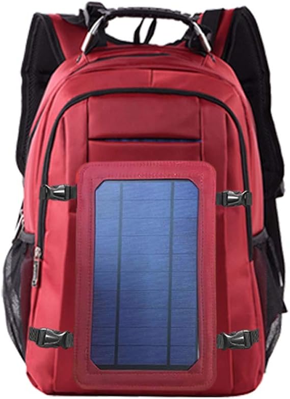 Walmeck Solar Power Outdoor Charging Backpack with USB Port Waterproof