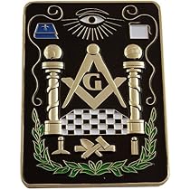 Amazon.com: Lodge All Seeing Eye Square Masonic Auto Emblem ...