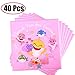 40 Pcs Baby Cute Napkins, Baby Dessert Tableware Disposable Paper Napkins for Baby Shower Kids Birthday Party Decorations Supplies (Pink)