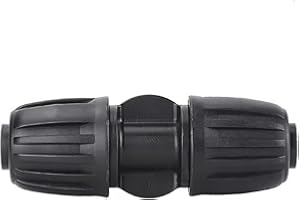 La Farah Drip System Parts,Drip Irrigation Fittings Lock Barbed Straight Connectors for 1/2 Inch Drip Tubing (1/2" ID x 0.65" OD) -Pack of 10