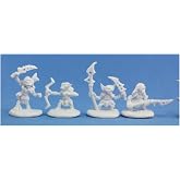 Reaper 89003: Goblin Warriors (4) Pathfinder Bones Plastic Miniature