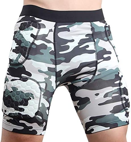 Sharebeauty Men's Padded Football Protecitve Gear Set Training Suit Rib Protector