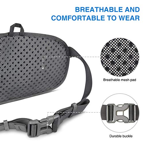 WATERFLY Riemtas, heuptas met flessenhouder voor dames en heren, ademend, voor hardlopen, fietsen, kamperen, klimmen… - Image 5