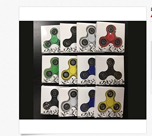 LOT 100X HAND SPINNER TRI FIDGET STEEL BALL TOY EDC FINGER GYRO FOR KIDS ADULT