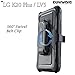 COVRWARE Iron Tank Series Case for LG K20 Plus /K20 V/Harmony/Grace 4G /K10 (2017) Built-in [Screen Protector] Heavy Duty Full-Body Holster Armor [Brushed Metal Texture] Case [Belt Clip], Black