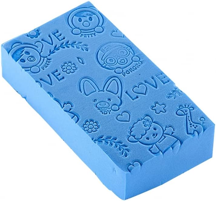 N+B Bath Sponge Blue Body Shower Exfoliating Massager Cleaning Brush Peeling