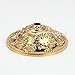 APL-6313 Exquisite Carved Bathroom Accessories, Solid Brass Base Toilet Brush Holder , Gold