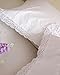 Pair of Shabby and Elegant White Lace Cotton Pillowcase Pillow Sham 1104