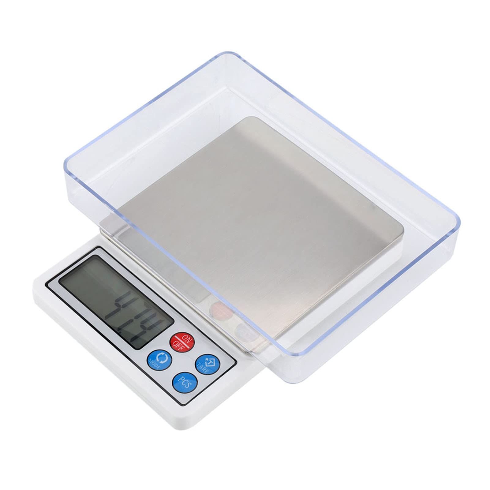 Portable Digital Weighing Scale, 2KG/0.1g Portable Mini Digital Scales Electronic Balance High Precision for Measuring Balance Cooking Tool