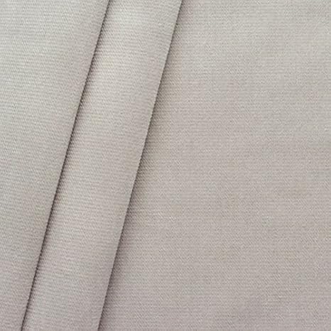 STOFFKONTOR Polsterstoff Möbelstoff Samt-Optik Stoff Meterware Beige