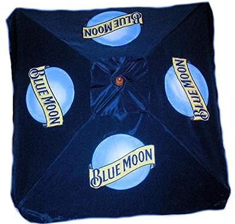 Amazon Com Blue Moon 9 Foot Beer Patio Umbrella Market Style New Garden Outdoor