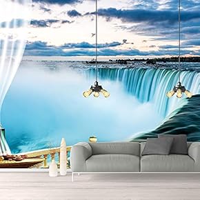 Wall Murals for Bedroom Great View from Balcony Removable Wallpaper Peel and Stick Wall Stickers - 66x96 inches