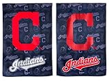 Cleveland Indians Glitter Logo Garden Flag