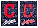 Cleveland Indians Glitter Logo Garden Flag