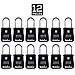 Combo Realtor Lockbox [12 Pack] by SimbaLux Quality 4 Digit Numeric Combination Real Estate Lock Box