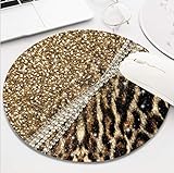 Ydset Beautiful Chic Girly Leopard Animal Faux Fur