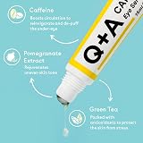 Q+A Caffeine Eye Serum 15ml Brightening Eye Treatment Dark Circles Puffiness view 5