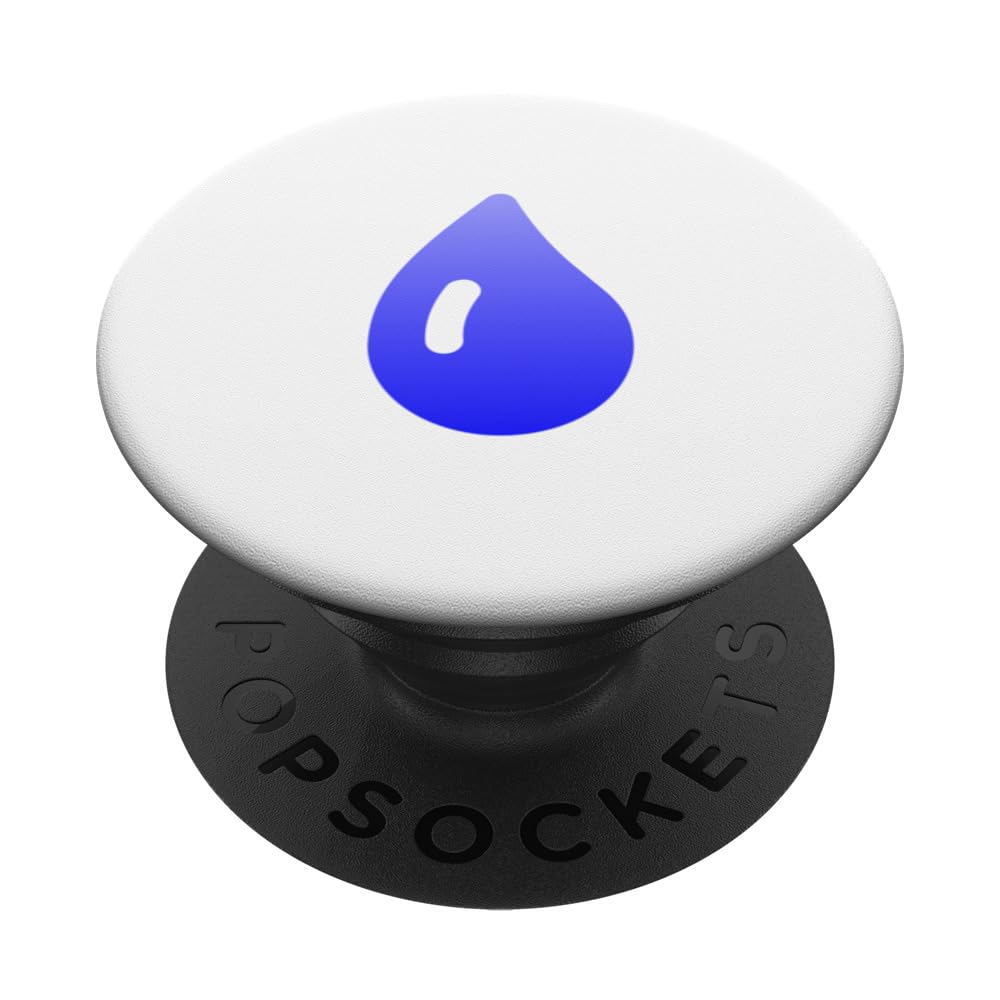 Water Droplet Waterdrop Raindrop Water Lover Hydration PopSockets Swappable PopGrip