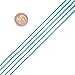 PH PandaHall 100 Yards 2mm Jute Twine Jute String Turquoise Colored Packing String Gift Twine for DIY Craft, Wrapping, Floristry, Gardening Applications
