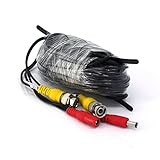 Zmodo Cable W-VP1018 60Feet AWG30 Premade Siamese