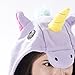 Emolly Fashion Adult Unicorn Animal Onesie Costume Pajamas for Adults and Teens (Medium, Purple)