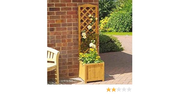 Macetero de enrejado: Amazon.es: Jardín